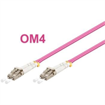 OPTIX optický duplex Patch kábel 50/125, OM4, LC/LC, 1m
