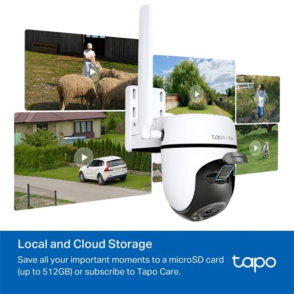 Outdoor Pan/Tilt 4G LTE Camera SPEC: 1080p (1920x1080), 4G LTE (LTE-FDD: B1/3/5/7/8/20/28, LTE-TDD: B38/40/41), 1 × Exte