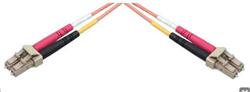 Patchcord optický MM OM4 50/125, LC-LC, 20m, LSOH barva aqua dup. 2x 2,8mm, I/L 0,2dB, R/L -35dB