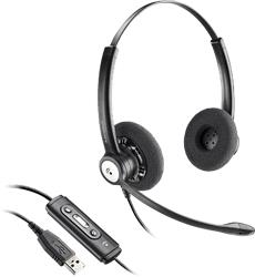 Plantronics ENTERA HW121N-USB náhlavná súpravana obe uši so sponou