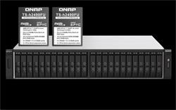 QNAP™ TS-h2490FU-7232P-64G 24xNVMeAMD EPYC™ 7232P 8-core 3.1 GHz 64GB DDR4 2 x 25GbE SFP28
