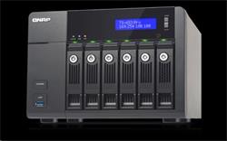 QNAP™ TS653-PRO-EU 6 Bay NAS, Intel Celeron 2Ghz, 2GB DDR3L RAM,4x Giga LAN