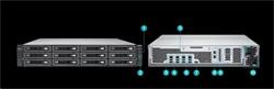 QNAP™ TVS-EC1280U-SAS-RP-16G-R2 12 Bay NAS, Intel Xeon E3- 3.5Ghz 16GB DDR3L RAM,2x10Gb+4x Giga LAN