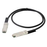 QSFP28 pasivní kabel 100Gbps pro lokální propojení dvou aktiv. prvků přes QSFP28 sloty, 0,5m, DELL komp.