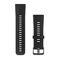 Quick Release (24 mm) remienok silikónový, Black