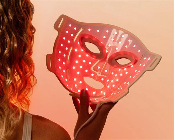 Renpho Rejuven Artemis Blush LED Light Therapy Mask, 432 vysokohustých LED diód, 4 svetelné režimy,5 úrovní intenzity