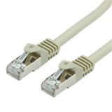 S/FTP (PiMF) Patchkábel LSOH Cat7, sivý, 3m