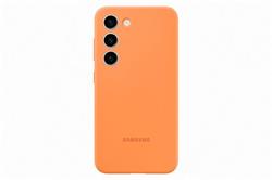 Samsung Silikónový zadný kryt pre Samsung Galaxy S23, oranžový