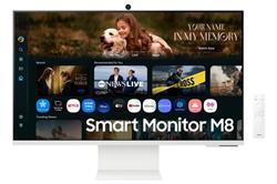 Samsung Smart Monitor M8 (M80F) 32" LED VA 3840x2160 Mega DCR 4ms 400cd HDMI USB(65W) Wifi pivot biely