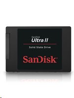 SanDisk Ultra II 240GB SSD, 2.5” 7mm,, SATA 6Gb/s, Read/Write: 550 MBs/500MBs, IOPS: 81,000/80,000