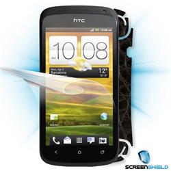 ScreenShield HTC One S - Films on display and carbon skin (leather)