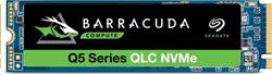 Seagate BarraCuda Q5 1TB SSD M.2 2280 PCIe NVMe (r2400MB/s, w1700MB/s)