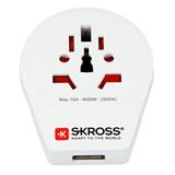 SKROSS cestovný adaptér Europe USB pre cudzincov v SR, vč. 1x USB 2100mA