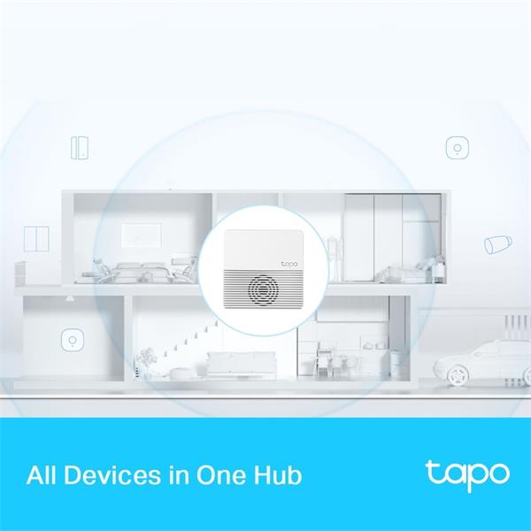Smart Hub SPEC: 2.4 GHz, 868 MHz, 1 × Ethernet Port FEATURE: 90dB Adjustable Audio Alarm, 19 Ringtones, Up to 64 Switch