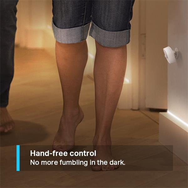 Smart Motion Sensor SPEC: 868 MHz, battery powered(1*CR2450), 120° / 5m detection range Feature: Tapo smart app, Tapo Io