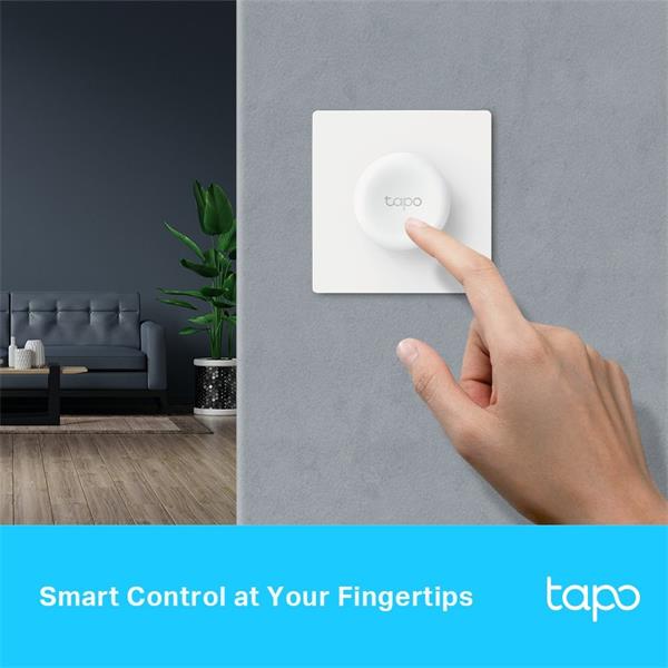 Smart Remote Dimmer Switch SPEC: 868 MHz, battery powered(1*CR2032), EU/UK wall plate Feature: Tapo smart app, Tapo smar