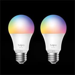 Smart Wi-Fi Light Bulb, Multicolor, 2-Pack SPEC: E27, 220–240 V, Brightness 806 lm, Max Operation Power 8.7W, 16M Multi