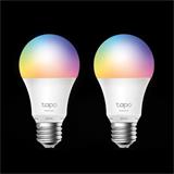 Smart Wi-Fi Light Bulb, Multicolor, 2-Pack SPEC: E27, 220–240 V, Brightness 806 lm, Max Operation Power 8.7W, 16M Multi