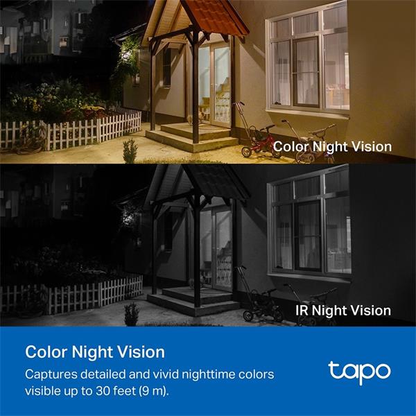 Smart Wire-Free Indoor/Outdoor Security Camera SPEC: 2K (2304x1296), 2.4 GHz, 6400mAh rechargeable lithium-ion battery F