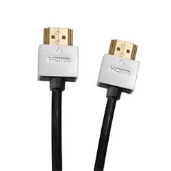 Solight HDMI slim kábel s Ethernetom, HDMI 1.4 A konektor - HDMI 1.4 A konektor, blister, 50cm