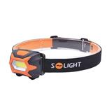 Solight LED čelová svietidlo, 3W COB, 3x AAA