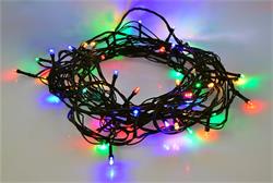 Solight LED vianočná reťaz, 60 LED, 10m, prívod 3m, 8 funkcií, IP20, viacfarebný