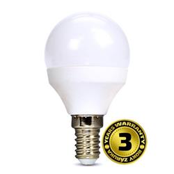 Solight LED žiarovka, miniglobe, 4W, E14, 3000K, 310lm