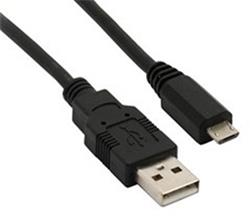 Solight USB kábel, USB 2.0 A konektor - USB B micro konektor, sáček, 1m