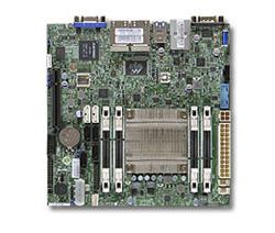 Supermicro MotherboardminiITX MB Atom C2758 8-core (20W TDP), 4x DDR3 ECC SODIMM, 2xSATA3, 4xSATA2,1xPCI-E x8, 4xLAN, IP