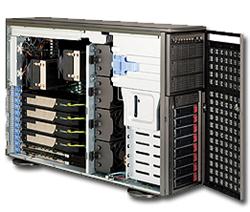Supermicro Server AS-4021GA-62R+F Tower (rack 4U) 4x GPU 2x Opteron 8xhotswap SAS 2.0 1400W redundant PSU