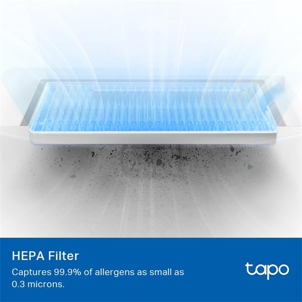 Tapo Robot Vacuum Replacement Kit SPEC: Main Brush ×1, Side Brush ×2, HEPA Filter ×2 Suitable for Tapo RV30 Plus, Tap