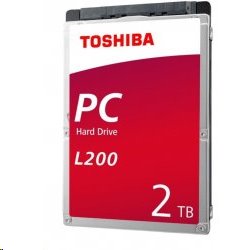 Toshiba HDD Mobile L200, 2TB 5400rpm, 128 MB, SATA 3Gb/s, 2.5"