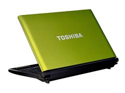 Toshiba NB 550D-105 AMD C50 (1,00G) 10,1" WSVGA LED UMA 1GB 250GB WL BT Cam W7Starter 32bit zeleny