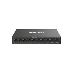 TP-LINK "NV Version is suitabe for customers who's voltage input is between 220V-240V,8-Port 10/100Mbps + 2-Port Gigabit