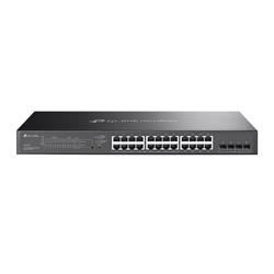 TP-LINK "Omada 28-Port Gigabit Smart Switch with 16-Port PoE+ PORT: 24× Gigabit Ports (16×PoE+ and 8× Non-PoE), 4× Giga