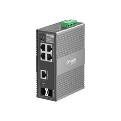 TP-LINK "Omada 6-Port Gigabit Industrial Easy Managed Switch6× Gigabit Ports (4× RJ45, 1× Combo RJ45/SFP, 1×SFP) Profe