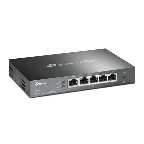 TP-LINK "SafeStream™ Gigabit Multi-WAN VPN Router PORT: 1× Gigabit RJ45 WAN Port, 3× Gigabit RJ45 WAN/LAN Ports, 1× Gig