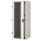 Triton 19' rozvádzač stojanový 42U/800x1100 dvojkrídové dv. Perf. 80%-6mm RAL7035