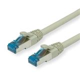 Value patch kábel Cat6A, SFTP, LSOH, 0,3m, sivý