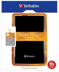 Verbatim 2,5" Externý HDD 1000GB. USB 3.0 čierny