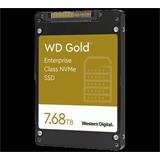 WD Gold 7.68 TB SSD U.2 PCIe Gen 3.1×4 NVMe ( r3100MB/s, w1800MB/s )