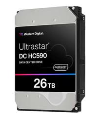 Western Digital Ultrastar DC HC590 (3.5’’, 26TB, 512MB, 7200RPM, SAS 12Gb/s, 512E SE P3