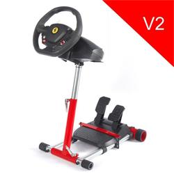 Wheel Stand Pro, stojan na volant a pedály pre Thrustmaster SPIDER, T80/T100,T150,F458/F430, červený