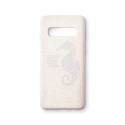 Wilma Matte Seahorse Eco-case Samsung Galaxy S10, biele