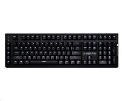 ZALMAN klávesnica ZM-K700M, herná mechanická, 9 tlačidiel, PS2/USB, ENG/US layout, MX Cherry RED, LED backlight, čierna