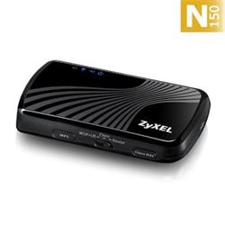 ZyXEL NBG-2105 Wireless Mini Travel Router, 802.11n (150Mbps), WPS button, Clone MAC adress button, Router/Client/WISP m