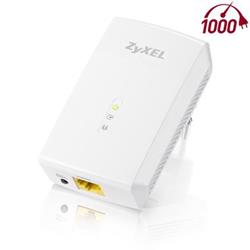 ZyXEL PLA-5206, 2x 1000Mbps Powerline Ethernet Adapter, Directplug design, 128-bit AEC Protection, WPS button, QoS Media