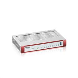 Zyxel USG FLEX 100H Series, 8 Gigabit user-definable ports, 1*USB with 1 YR Gold Security Pack