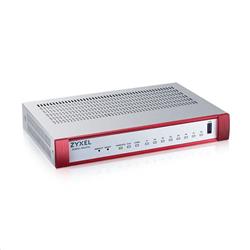 Zyxel USG FLEX 100HP Series, 7 Gigabit user-definable ports, 1*1G PoE+, 1*USB with 1 YR Entry Defense Pack